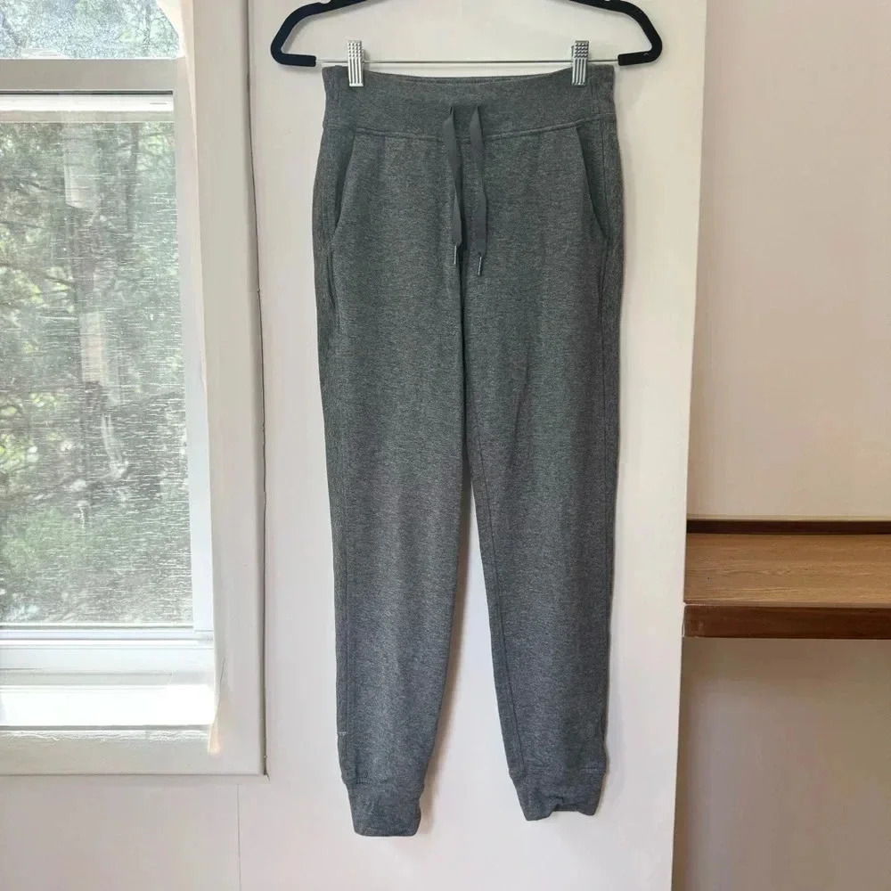 Lululemon Ready To Rulu Joggers Slim Fit HIgh RIse Sweatpants Drawstring Gray 4